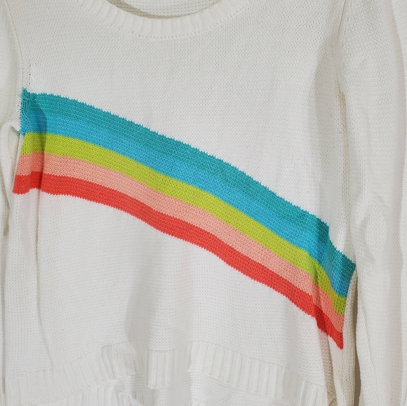 ⛔️Out Of Stock⛔️ BILLABONG Icon Rainbow Swirl Print Sweater Size Med - Picture 5 of 8